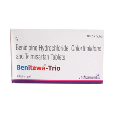 Benitowa Trio Tablet 15's, Pack of 15 TABLETS