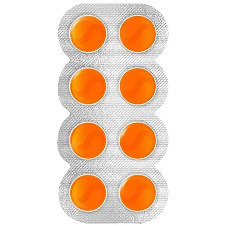 Benadryl Orange Flavour Lozenges, 8 Count