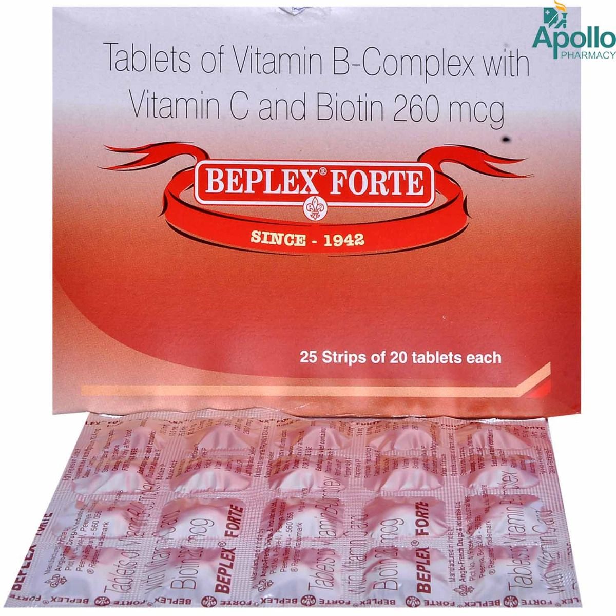 Beplex Forte Tablet | Uses, Side Effects, Price | Apollo Pharmacy