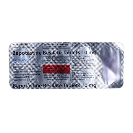 Bepozal 10 Tablet 10's