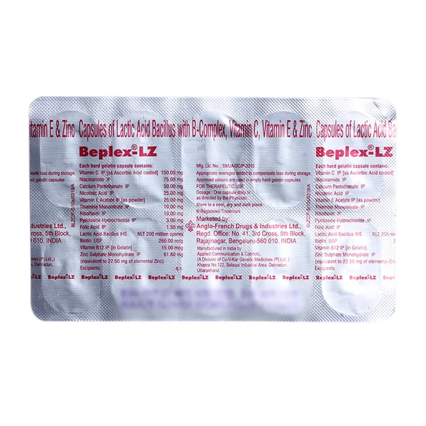 Beplex LZ Capsule 10's, Pack of 10