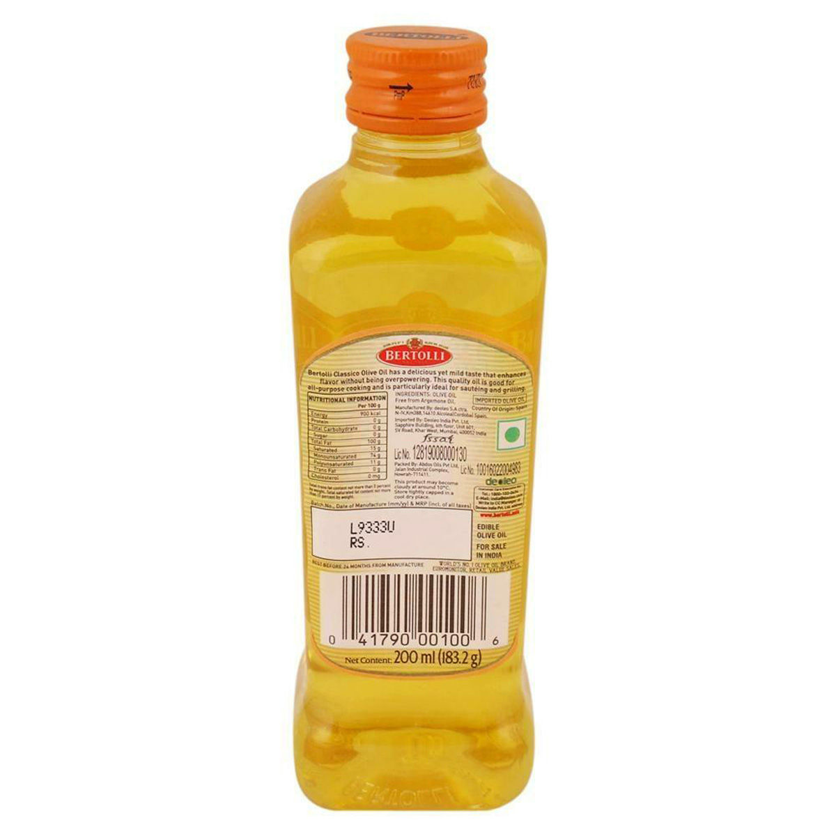 Bertolli Extra Virgin Olive Oil 500ml  Family Needs