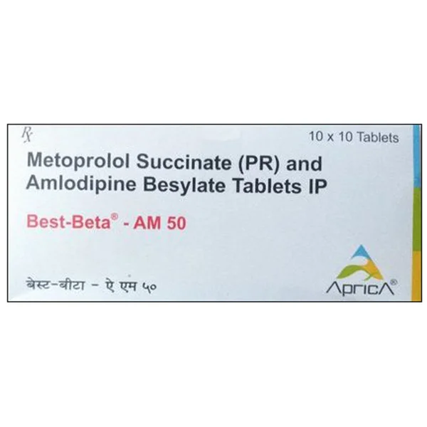 Best-Beta-AM 50 Tablet 10's, Pack of 10 TABLETS