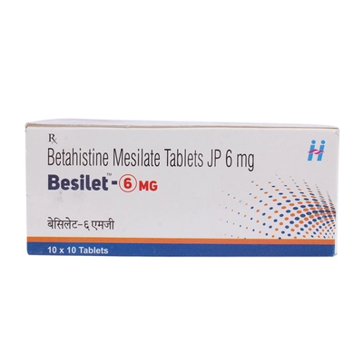 Besilet-6 mg Tablet 10's, Pack of 10 TabletS