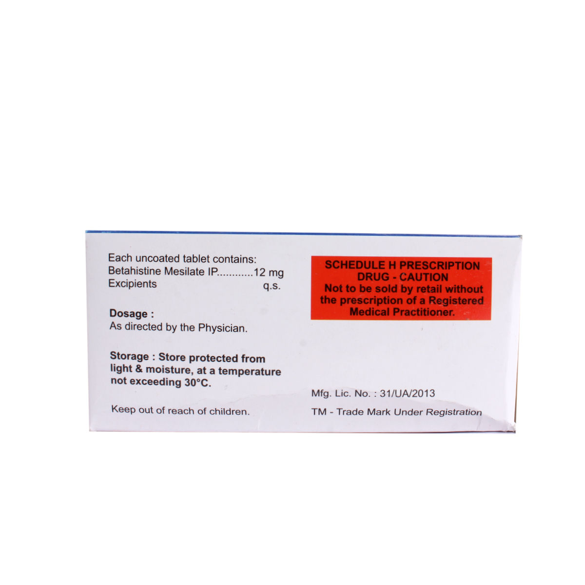 BESILET-12MG TABLETS 10'S Price, Uses, Side Effects, Composition ...