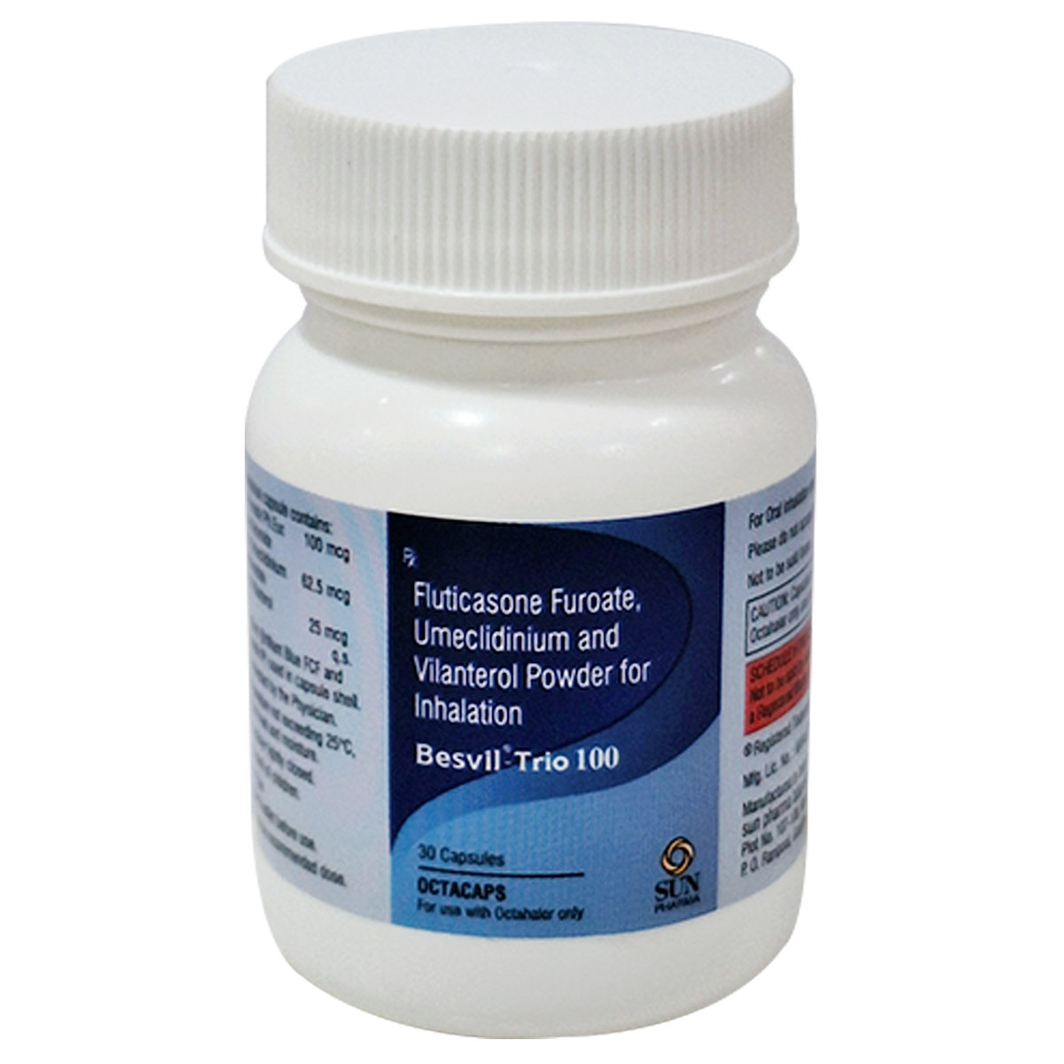 Besvil-Trio 100 Octacaps Capsule 30's, Pack of 1 Besvil-Trio 100 Octacaps Capsule 30's, Pack of 1