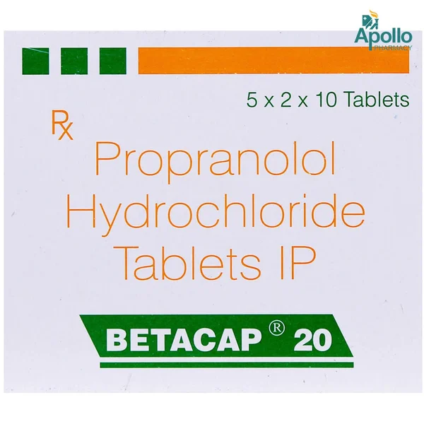 Betacap 20 Tablet 10's, Pack of 10 TABLETS