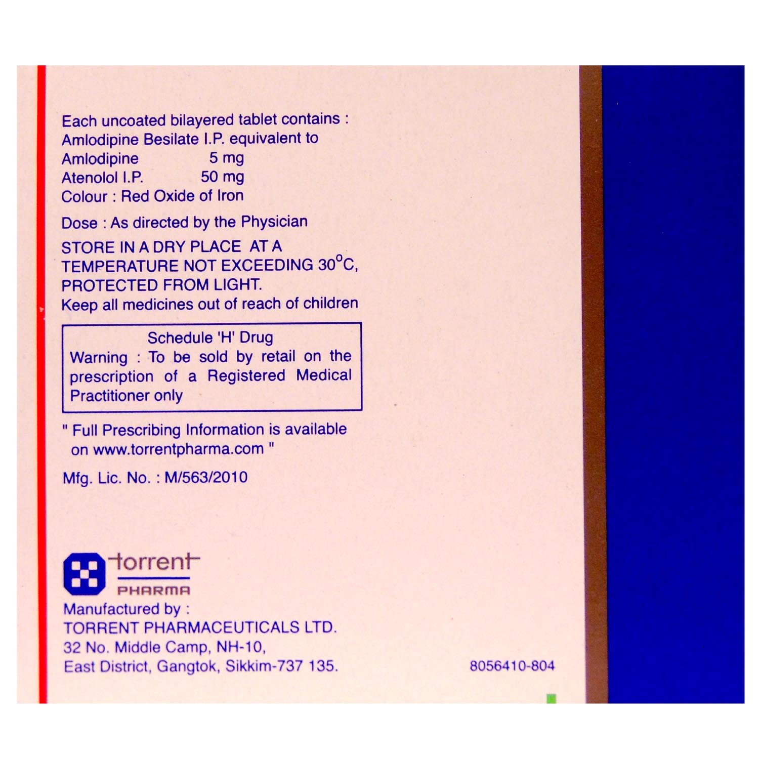 Betacard AM Tablet 10's, Pack of 10 TABLETS Betacard AM Tablet 10's, Pack of 10 TABLETS