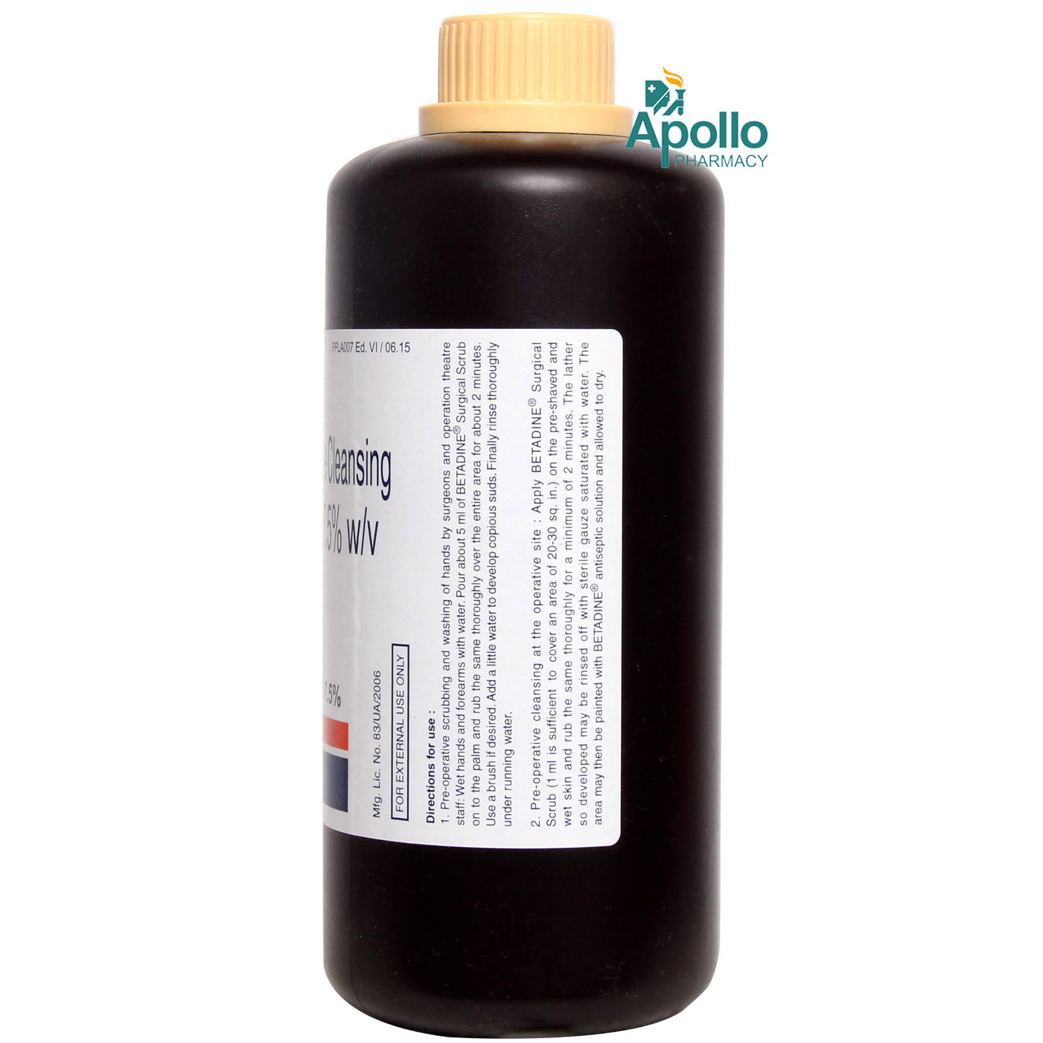 Betadine 7.5% Scrub 500 ml, Pack of 1 Solution Betadine 7.5% Scrub 500 ml, Pack of 1 Solution