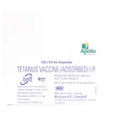 Bett Tetanus Vaccine 10x0.5 ml, Pack of 10 INJECTIONS