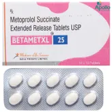 Beta Met XL 25 mg Tablet 10's, Pack of 10 TabletS