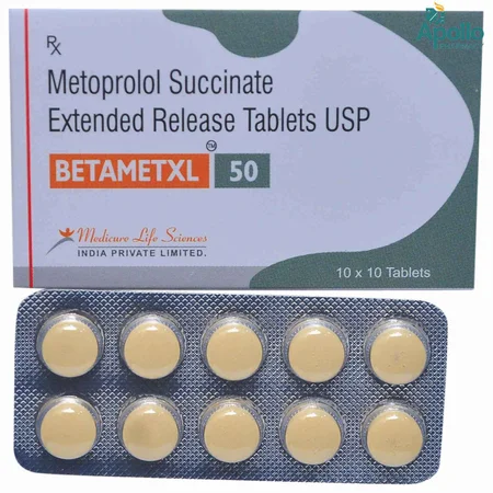Betamet XL 50 Tablet 10's