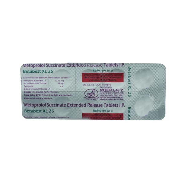 Betabest XL 25 Tablet 10's, Pack of 10 TABLETS