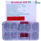 Betabest AM 50 Tablet 10's, Pack of 10 TABLETS
