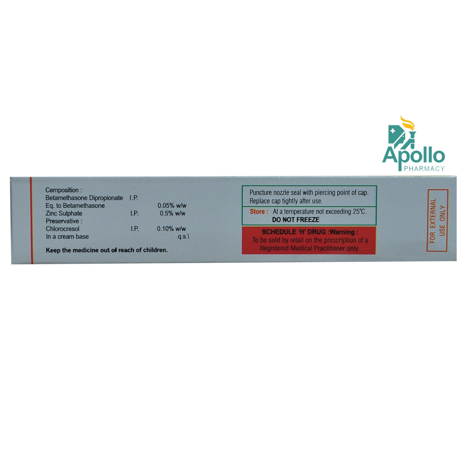 Betaderm Z Cream 30 gm Price, Uses, Side Effects, Composition Apollo