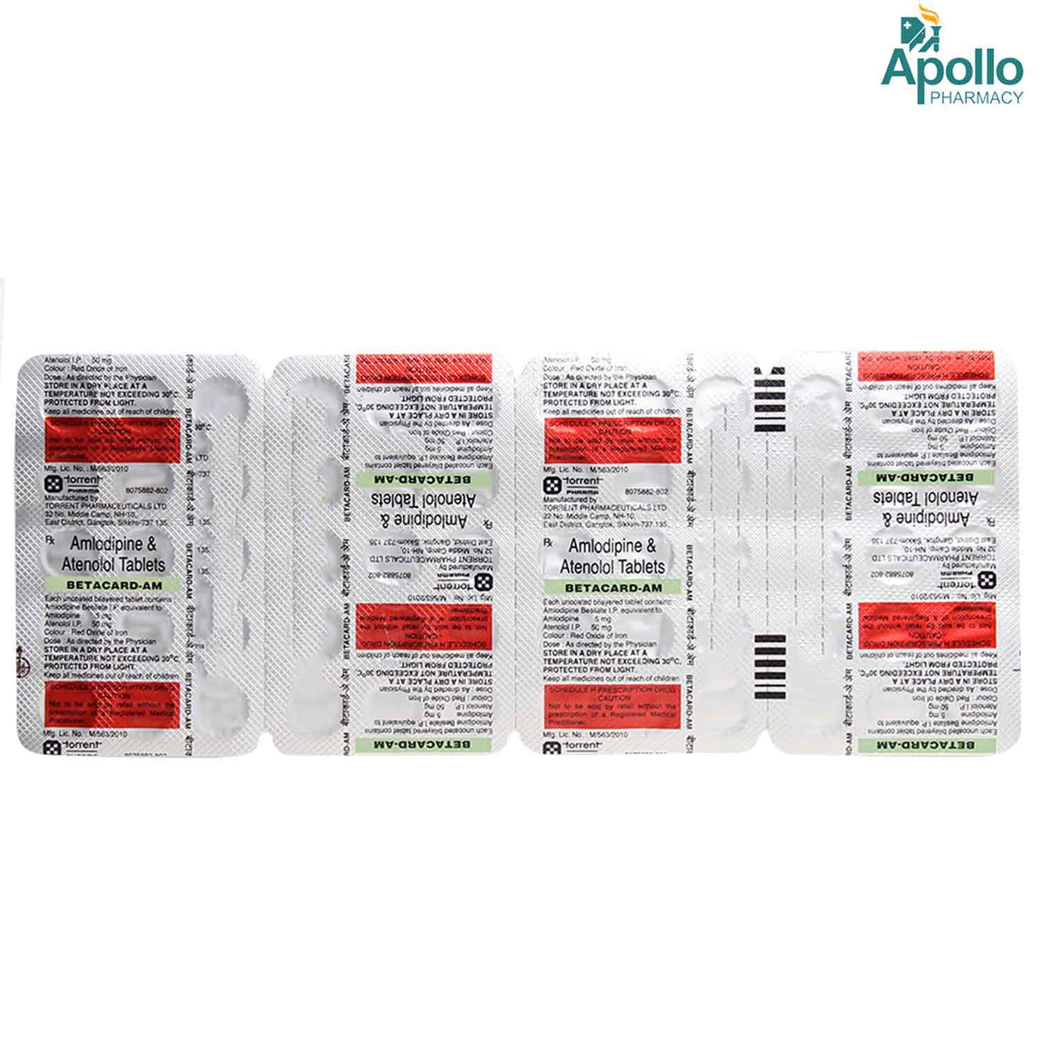 Betacard-AM Tablet 15's, Pack of 15 TABLETS Betacard-AM Tablet 15's, Pack of 15 TABLETS