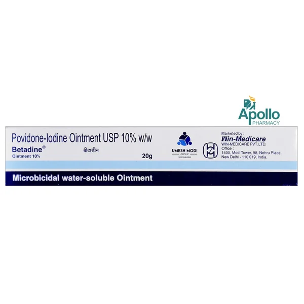 Betadine 10% Ointment 20 gm, Pack of 1 OINTMENT
