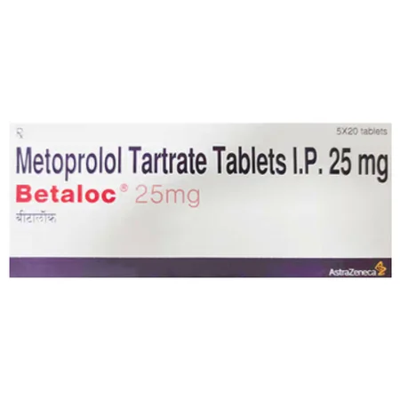 Betaloc 25 mg Tablet 20's