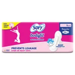 Sofy Bodyfit Sanitary Pads Regular, 18 Count