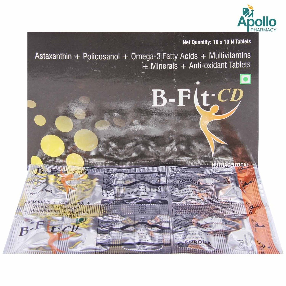 B Fit CD Tablet 10's, Pack of 10 B Fit CD Tablet 10's, Pack of 10