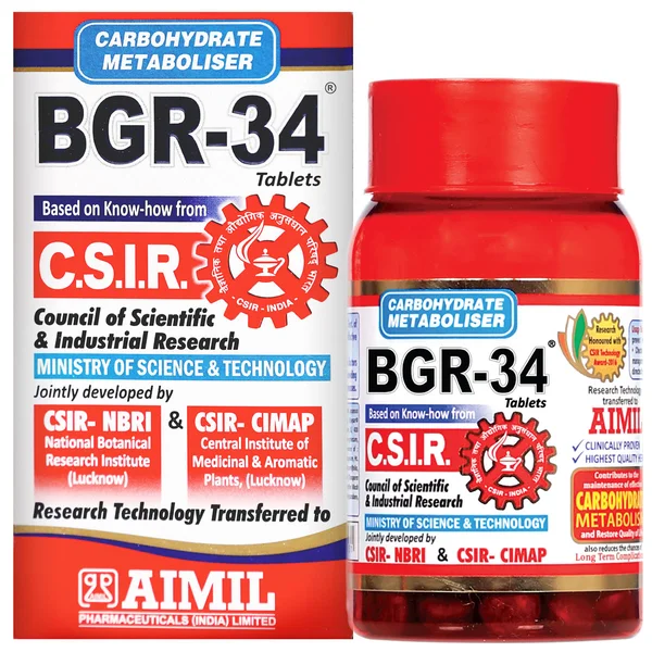 Aimil BGR-34 Tablet 100's, Pack of 1