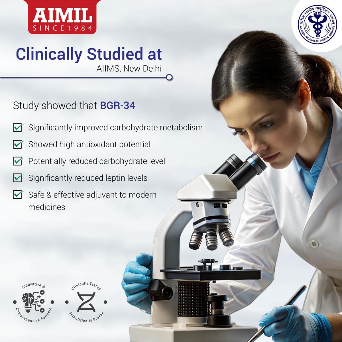Buy Aimil BGR34 Tablet 100's 19 Minutes Delivery Apollo Pharmacy