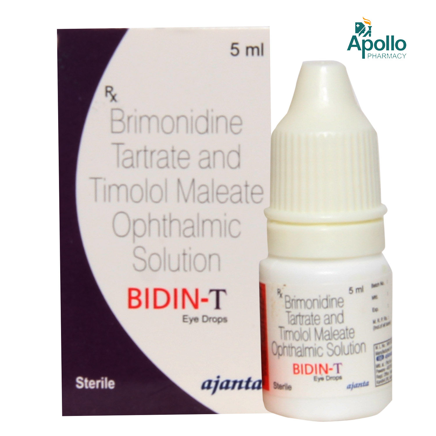 Bidin-t Eye Drops 5ml Price, Uses, Side Effects, Composition - Apollo 