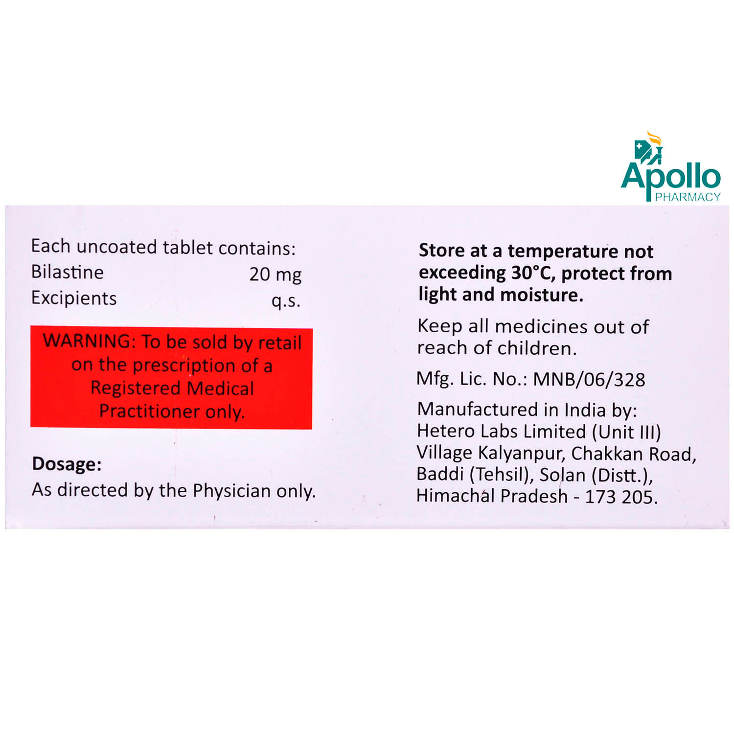 Bilazap Tablet 10's, Pack of 10 TABLETS Bilazap Tablet 10's, Pack of 10 TABLETS