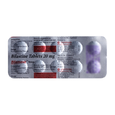 Bilamove 20 Tablet 10's, Pack of 10 TABLETS