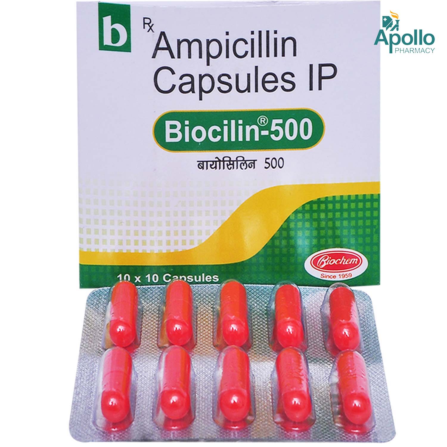 Biocilin 500 mg Tablet 10's, Pack of 10 TABLETS Biocilin 500 mg Tablet 10's, Pack of 10 TABLETS