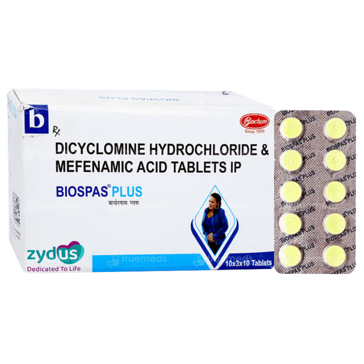 Biospas Plus Tablet 10's, Pack of 10 TabletS Biospas Plus Tablet 10's, Pack of 10 TabletS