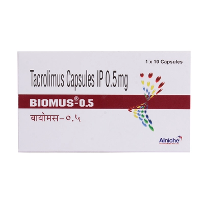 Biomus 0.5 mg Capsule 10's, Pack of 10 CapsuleS