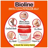 Bioline Petroleum Jelly, 40 gm | Cure Chapped Lips, Rough Hands &amp; Legs, Cracked Feet | For Minor Burns, Cuts &amp; Scrapes, Pack of 1