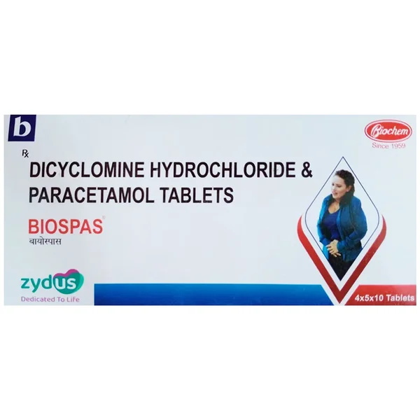 Biospas Tablet 10's, Pack of 10