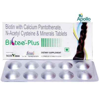 Biotee-Plus Tablet 10's, Pack of 10 TABLETS