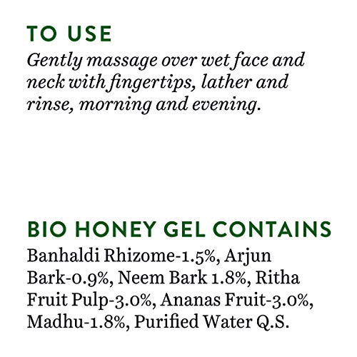 Biotique Honey Gel Soothe & Nourish Foaming Face Cleanser 120 ml | Honey, Wild Turmeric, Bark Of Arjun Tree | Hydrates, Soothes, Nourishes & Softens Skin | 100% Botanical Extracts | For All Skin Type, Pack of 1 Biotique Honey Gel Soothe & Nourish Foaming Face Cleanser 120 ml | Honey, Wild Turmeric, Bark Of Arjun Tree | Hydrates, Soothes, Nourishes & Softens Skin | 100% Botanical Extracts | For All Skin Type, Pack of 1