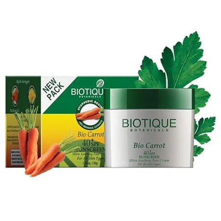 Biotique Bio Carrot Sun Cream SPF 40, 55 gm