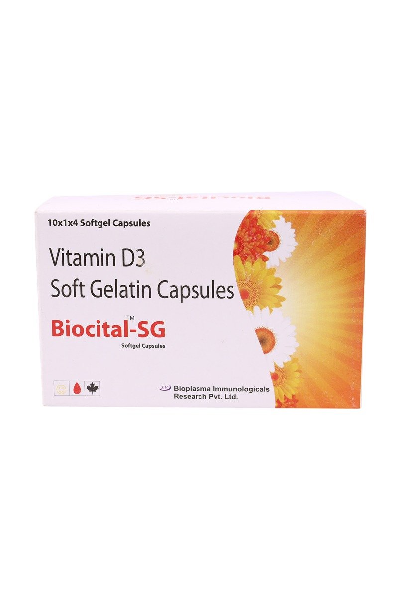 Biocital SG Capsule 4's, Pack of 4 CapsuleS Biocital SG Capsule 4's, Pack of 4 CapsuleS