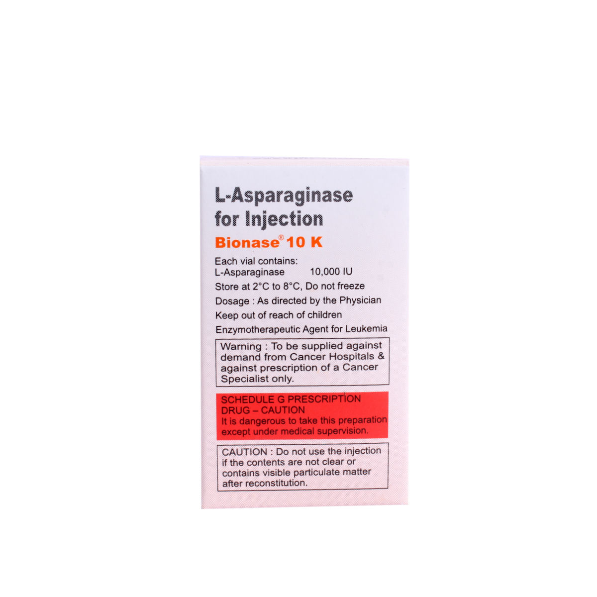 BIONASE 10000IU INJECTION, Pack of 1 INJECTION