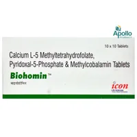 Biohomin Buy Biohomin Tablet online | Uses, Side Effects, Price and substitutes ...