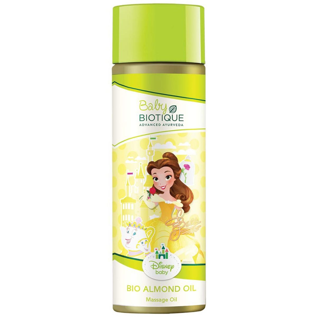 Biotique Disney Princess Baby Massage Almond Oil, 200 ml, Pack of 1 