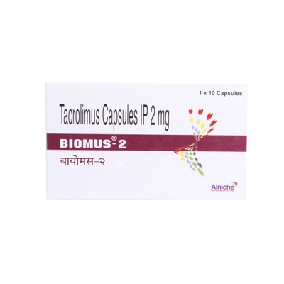 Biomus 2 mg Capsule 10's, Pack of 10 CAPSULES