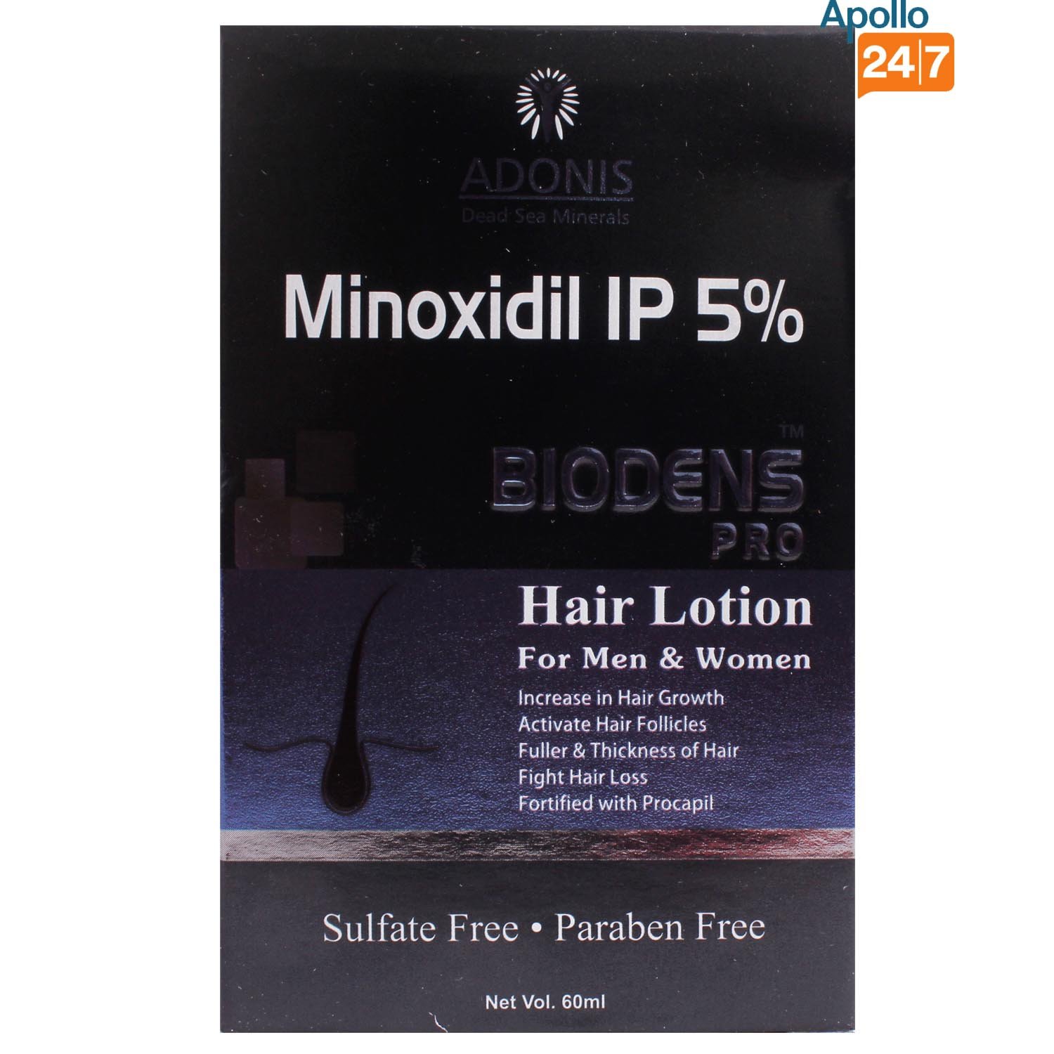 Biodens PRO Hair Lotion 60 ml, Pack of 1 LOTION Biodens PRO Hair Lotion 60 ml, Pack of 1 LOTION