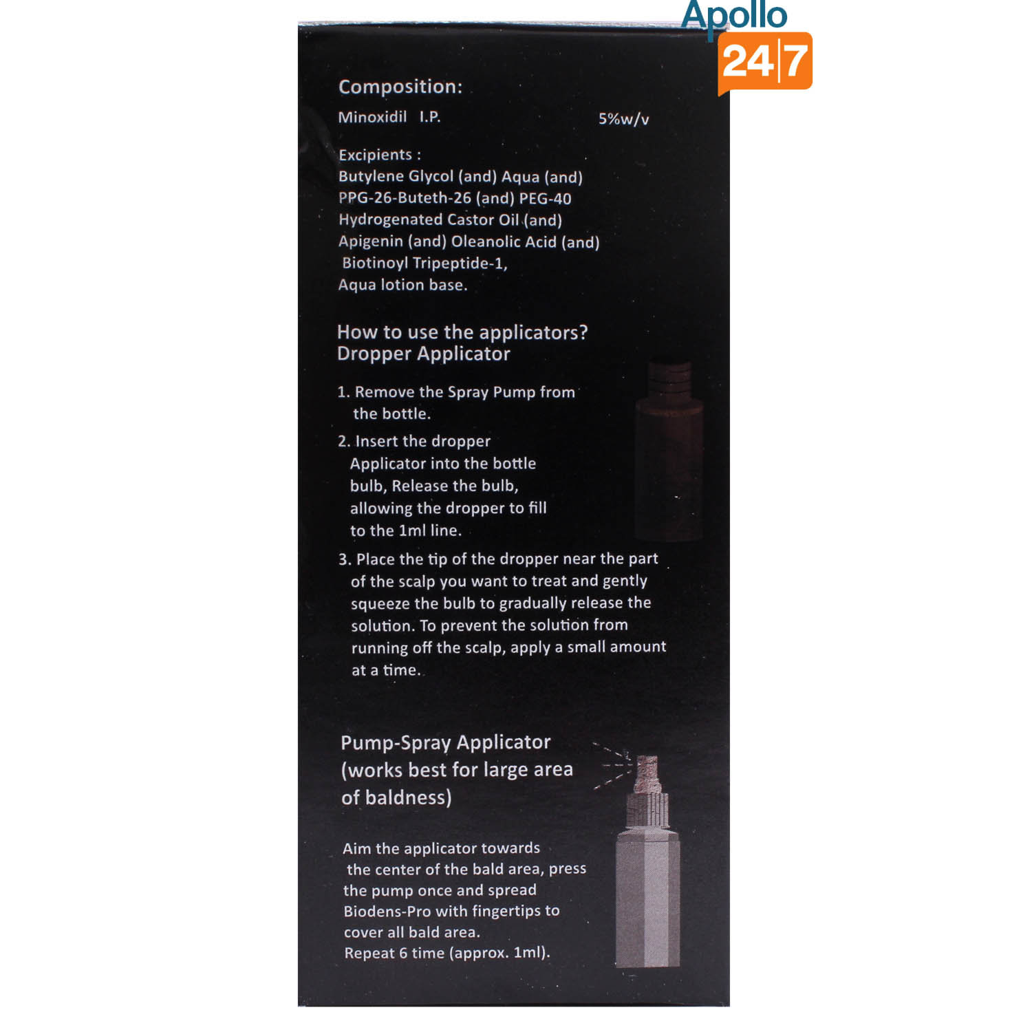 Biodens PRO Hair Lotion 60 ml, Pack of 1 LOTION Biodens PRO Hair Lotion 60 ml, Pack of 1 LOTION