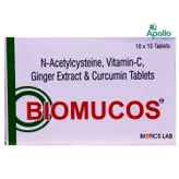 Biomucos Tablet 10's, Pack of 10