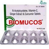 Biomucos Tablet 10's, Pack of 10