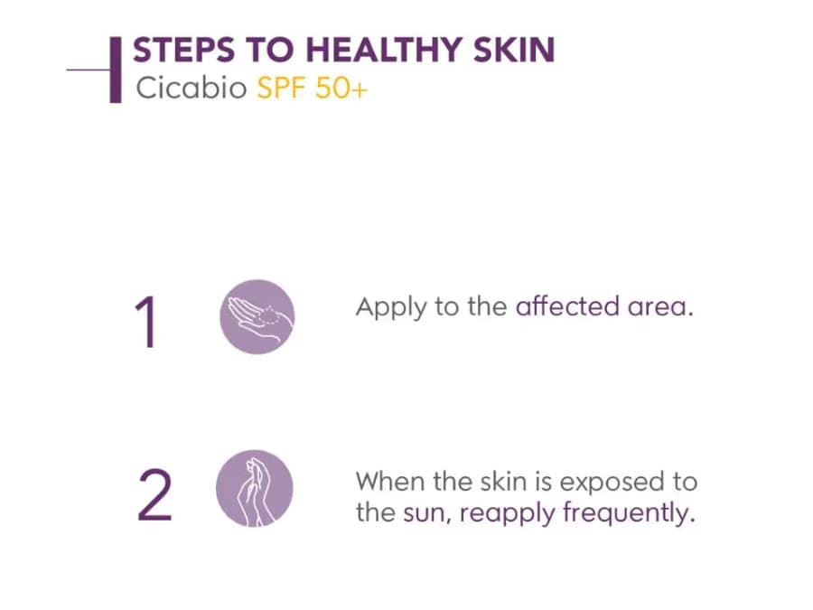 Bioderma Cicabio Cream 30 ml With SPF 50+ | UV Protcetion | For Sun Damaged Skin, Pack of 1 Bioderma Cicabio Cream 30 ml With SPF 50+ | UV Protcetion | For Sun Damaged Skin, Pack of 1