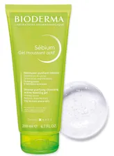 Bioderma Sebium Moussant Actif Foaming Gel 200 ml | Salicylic Acid &amp; Glycolic Acid | Unclogs Pore | Minimize Skin Imperfections-Blackheads &amp; Pimple | For Oily To Acne Prone Skin, Pack of 1
