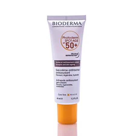 Bioderma Photoderm Spot-Age Gel Cream 40 ml With SPF 50+ | Actoin, Tocopherol | Reduces Dark Spots | High Sun Protection