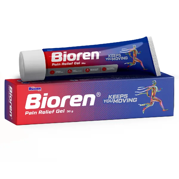 Rusan Bioren 1% Pain Relief Gel 30 gm, Pack of 1